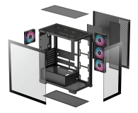 Deepcool Obudowa DeepCool CG580 4F czarna R-CG580-BKADA4-G-1 R-CG580-BKADA4-G-1              - 1336377 - zdjęcie 5